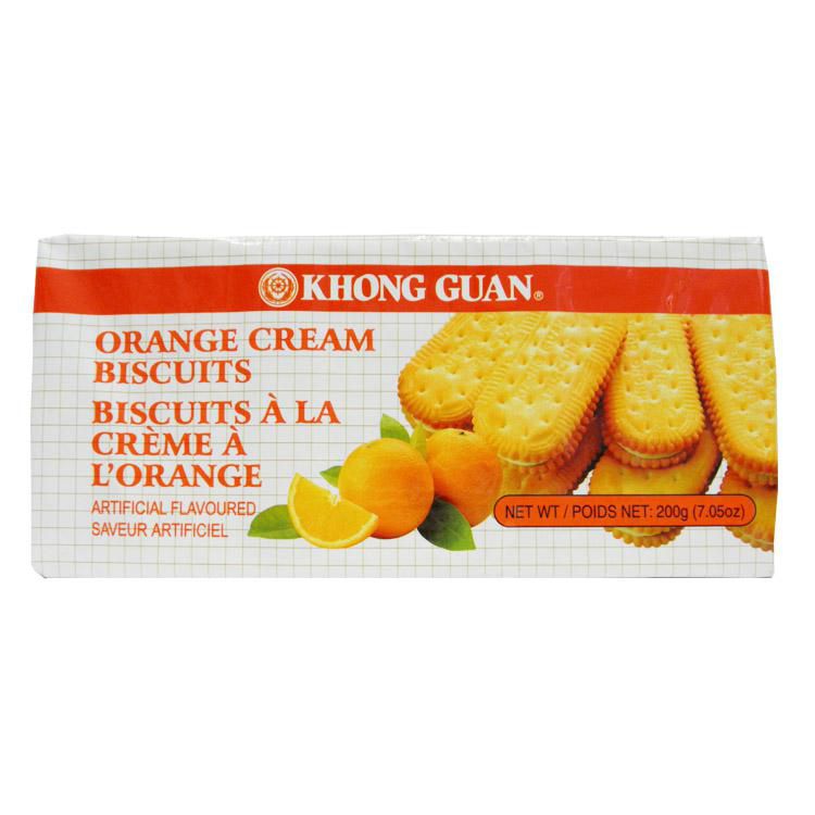 Khong Guan - Orange Cream Biscuits (200g)