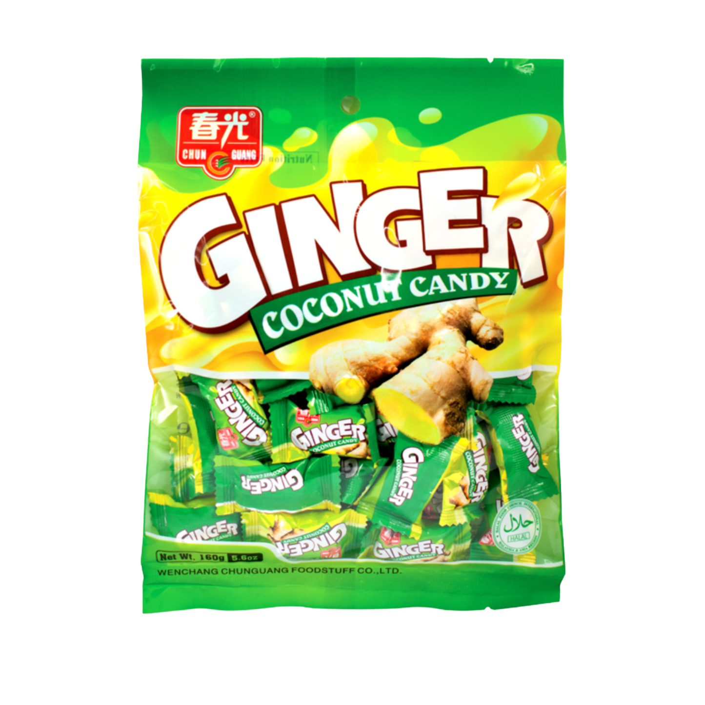 Chun Guan Ginger Coconut Candy (5.6oz)