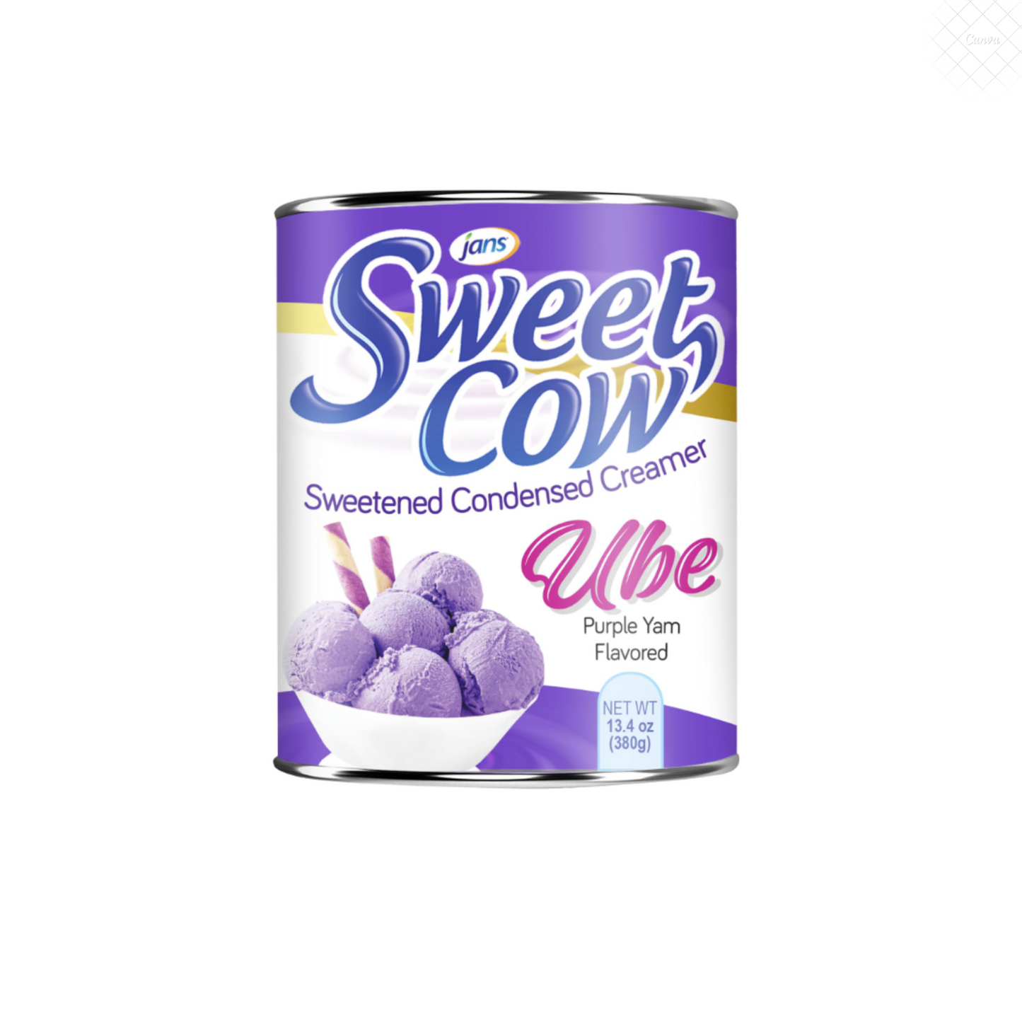 Sweet Cow Sweetened Condensed Creamer Ube (380g)