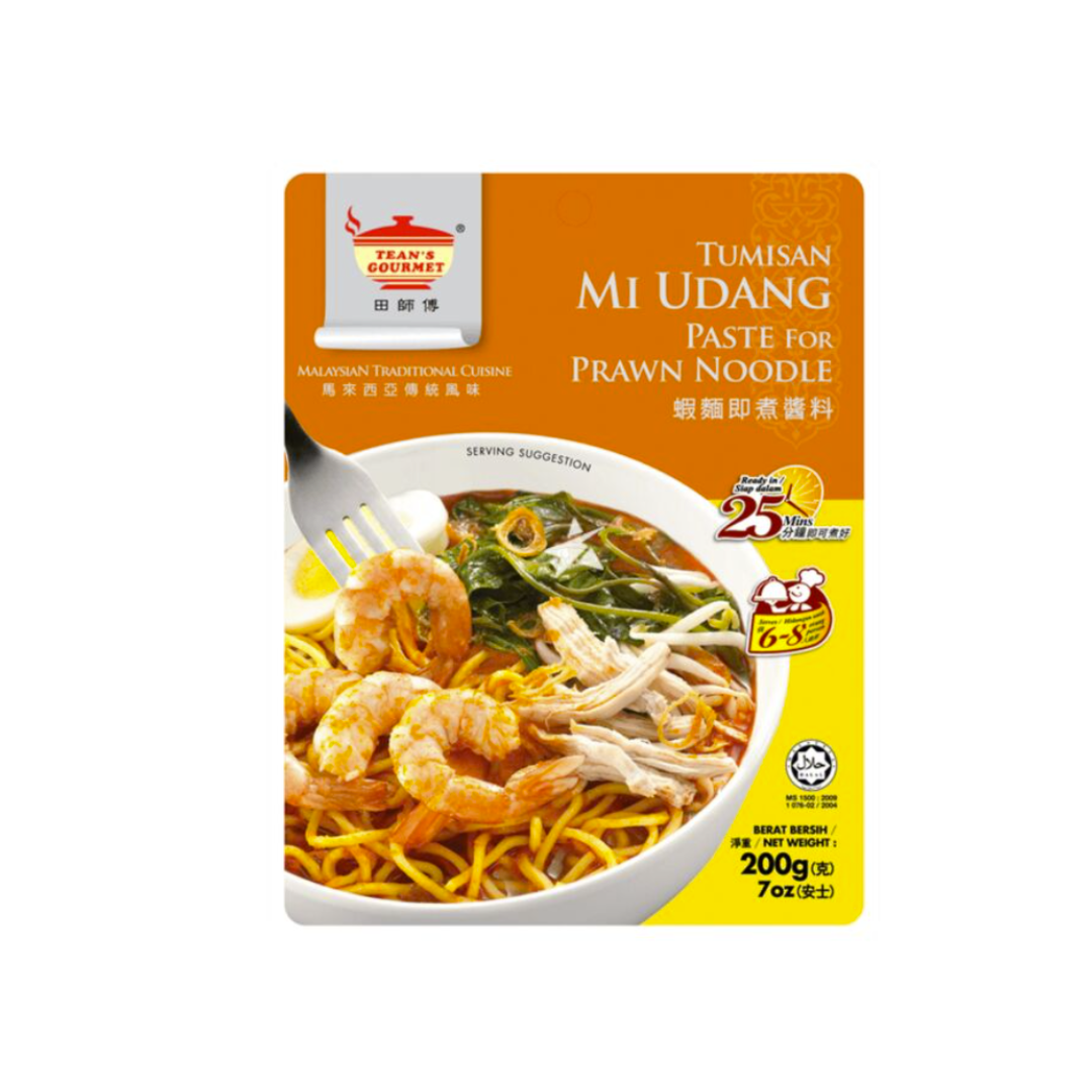 Tean's Gourmet Tumisan Mi Udang Paste for Prawn Noodles (7oz)