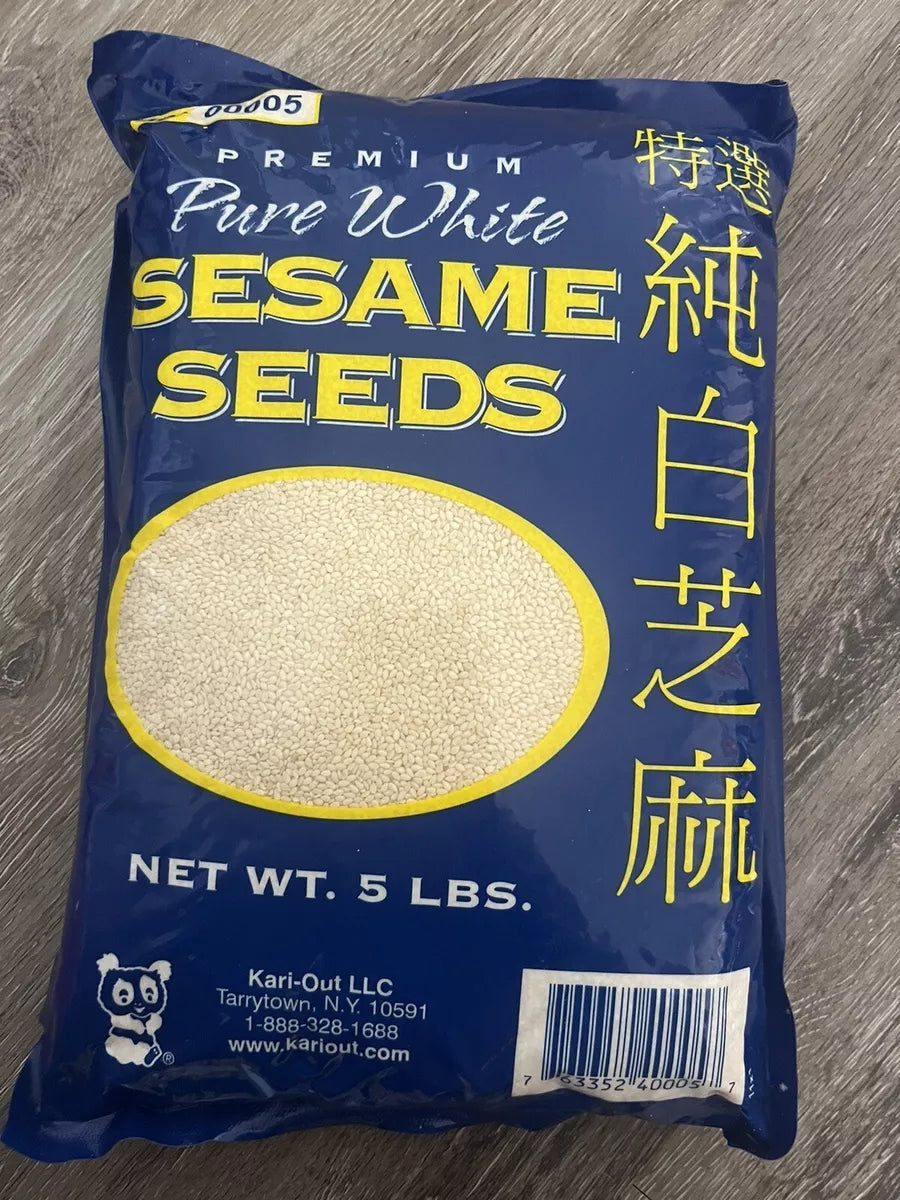 Kari-Out Pure White Sesame Seeds (5ibs)