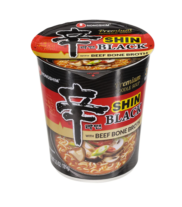 Nong Shim Noodle Cup Black Shin (3.56oz)