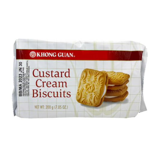 Khong Guan - Custard Cream Biscuits (7oz)