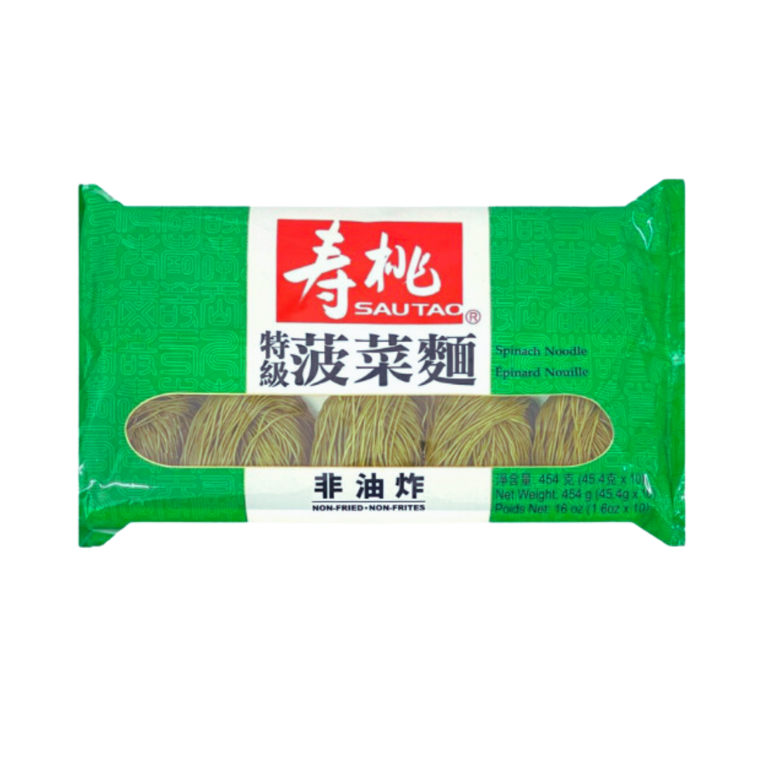 Sau Tao - Spinach Noodles (454g)