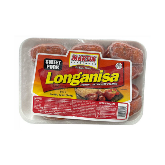 Martin Pure Foods - Longanisa Sweet Pork (12oz)