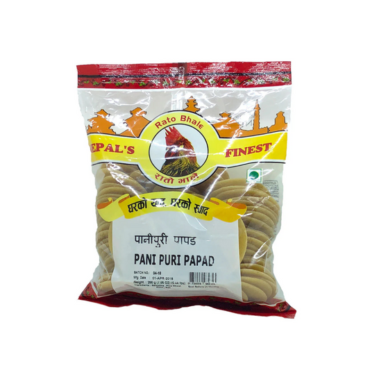 Rato Bhale Pani Puri Papad (with Masala)