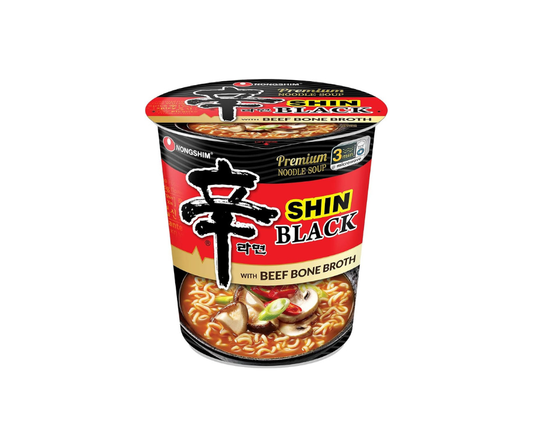 Nongshim Shin Black Beef Bone Broth Cup