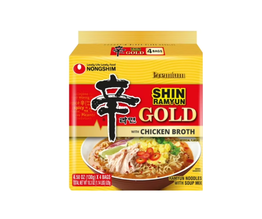 Nongshim Shin Rayum Gold Chicken Broth (4 Packs)