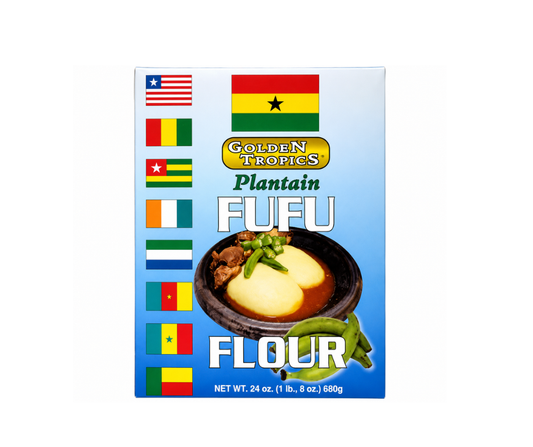 Golden Tropics Plaintain Fufu Flour (24oz)