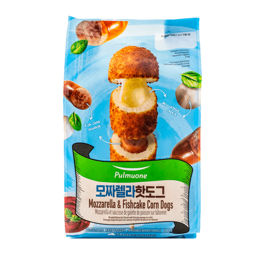 Pulmuone Mozzarella & Fishcake Corn Dogs