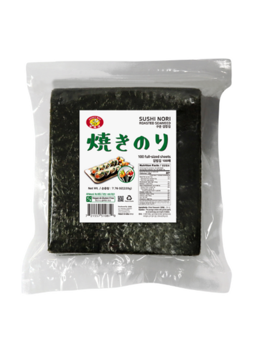 HB Sushi Nori Roasted Seaweed (100 sheets)