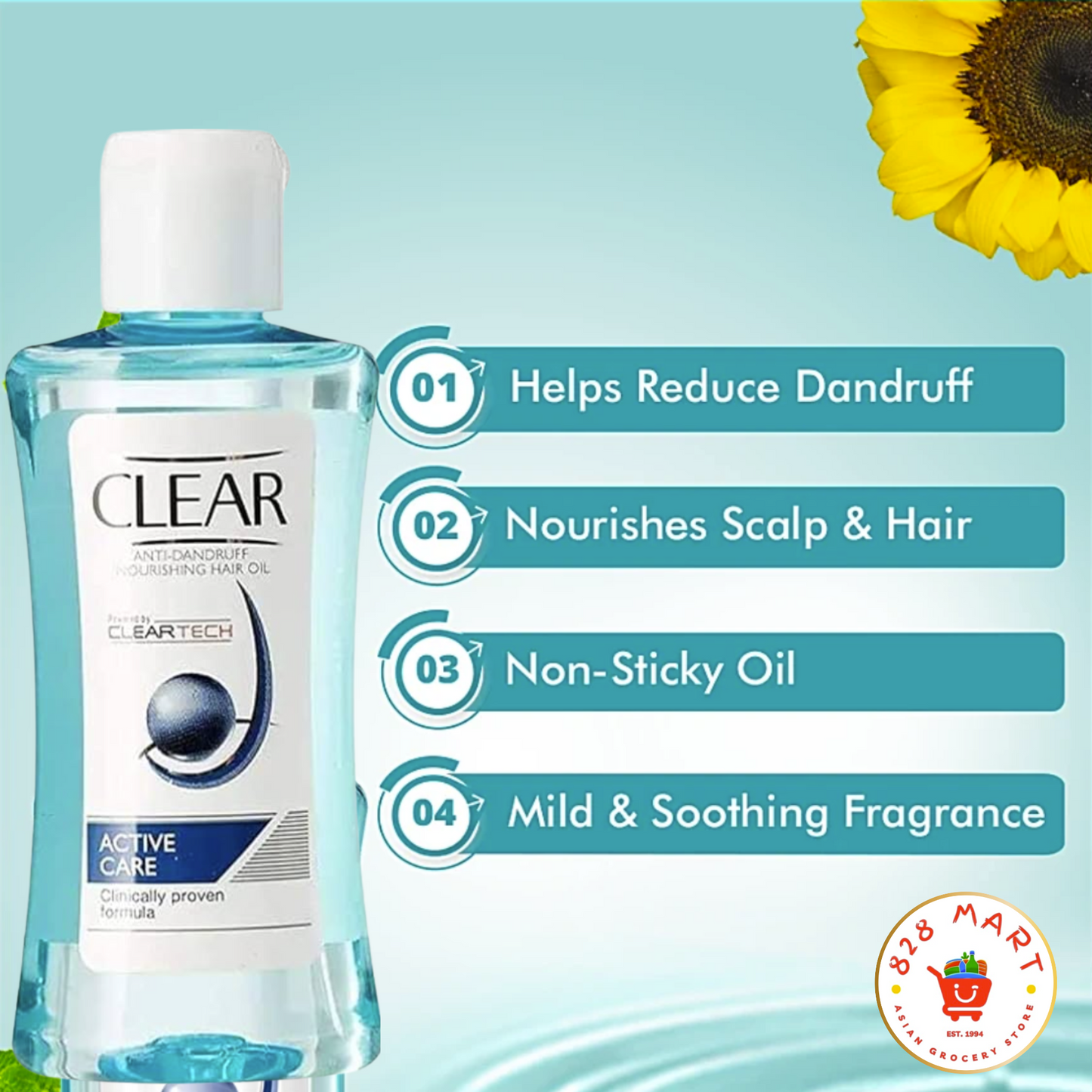 Clear - Clear Active Care Anti-Dandruff Hair Oil (150 ml)