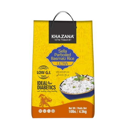 Khazana - Sella Parboiled Basmatic Rice (10Ibs)