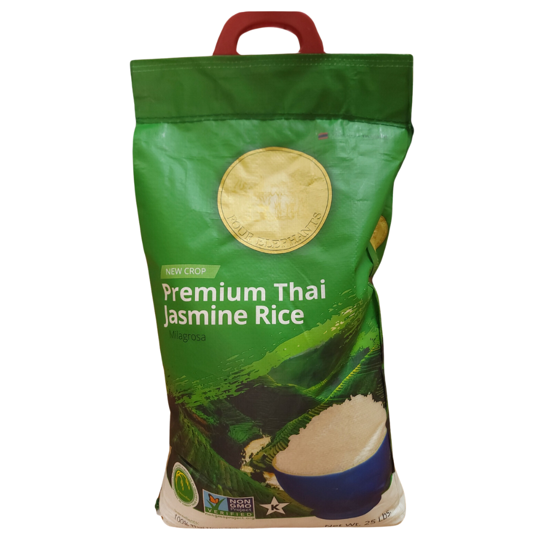 Four Elephants - Premium Thai Jasmine Rice (25 Ibs)