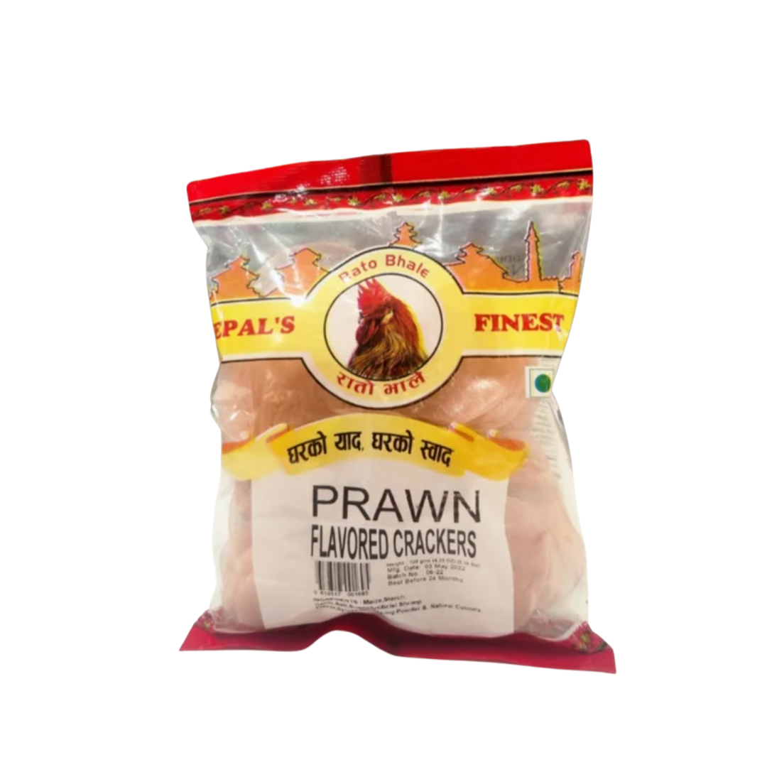 Rato Bhale - Prawn Flavored Crackers (120gm)