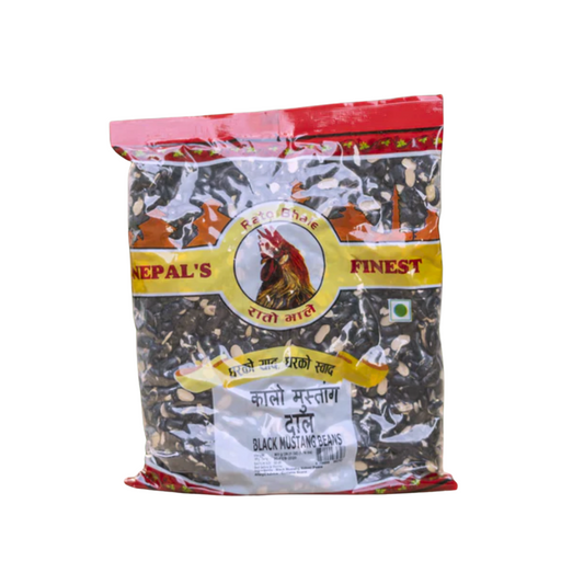 Rato Bhale - Black Mustang Beans कालो मुस्ताङ दाल (2ibs)