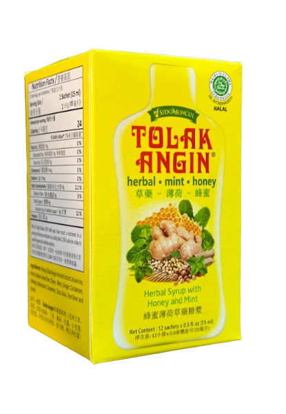 Tolak Angin- Herbal Syrup with Honey and Mint