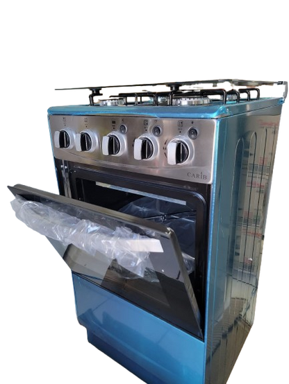 Stainless Steel 4 Burner Gas Stove with Oven