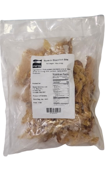 Dried Stock Fish Bone in Cod Bits