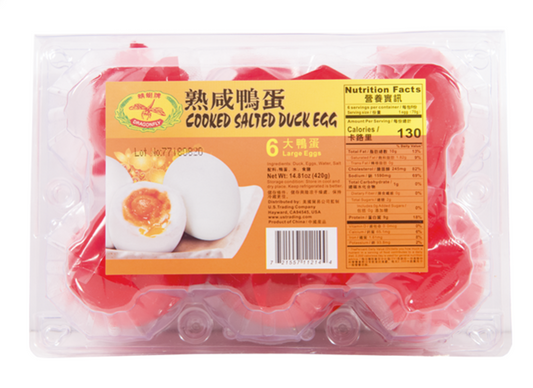 Cooked Salted Duck Eggs 6PC