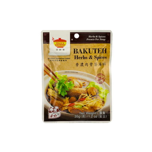 Tean's Gourmet Bakuteh Herbs & SPices (1.2oz)