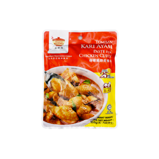 Teans Gourmet Paste for Chicken Curry (7oz)