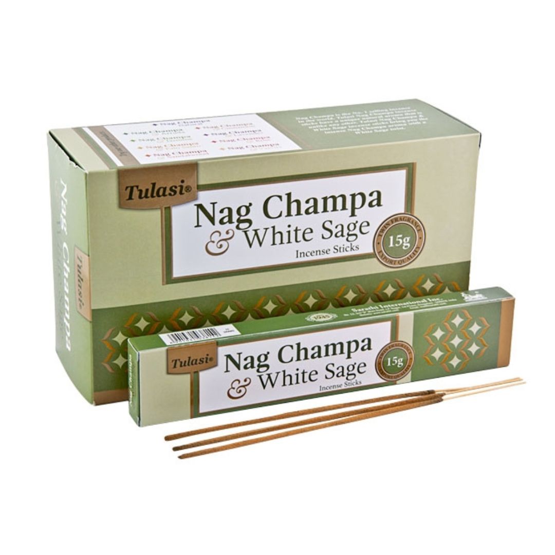 Nag Champa White Sage (15g) Incense Sticks
