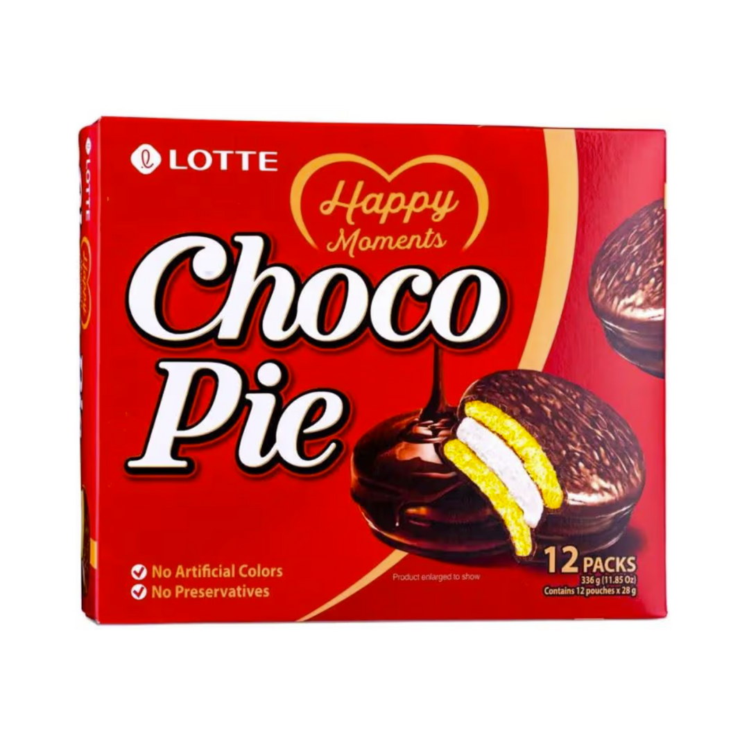 Lotte Choco Pie Chocolate Flavor (12pcs)
